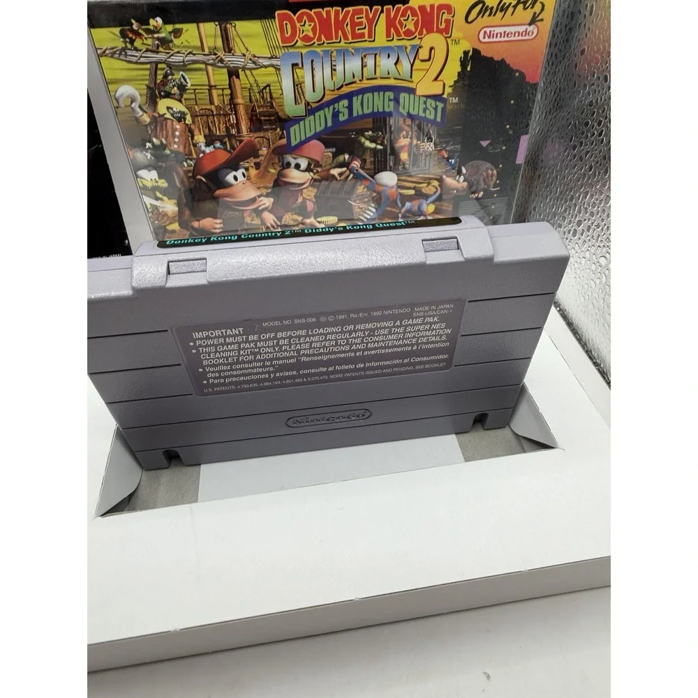 Donkey Kong Country 2 Diddy's Kong Quest SNES CIB Tested Complete Fast Shipping